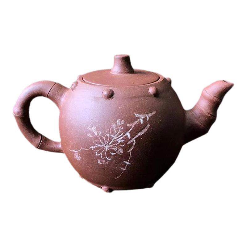 古玩收藏老物件泡茶壶原矿紫泥