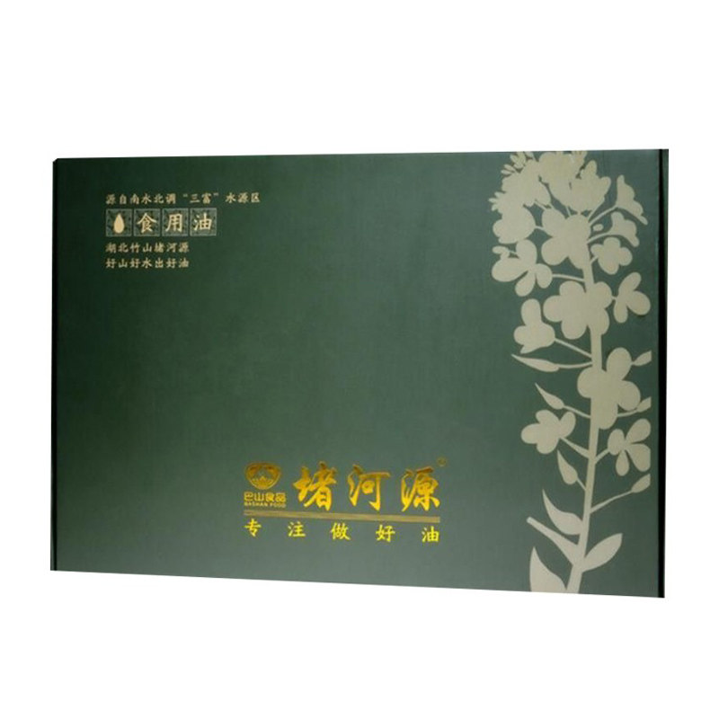 竹山油礼堵河源组合食用油礼盒装