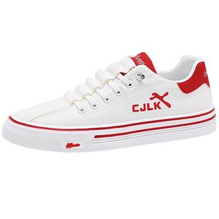 一脚蹬男鞋春季透气薄款冰丝布鞋休闲运动平底板鞋男士增高小白鞋