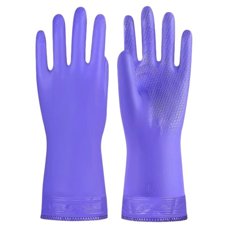 【正品】加绒保暖家务洗碗手套洗衣橡胶胶皮加厚加棉冬天厨房清洁