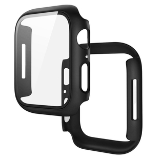 适用iwatch保护壳ultra3苹果手表s11保护套s9代8壳膜一体applewatch11钢化膜s10超薄se硬壳41mm保护膜7防水46