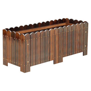 防腐木花箱种植箱户外阳台种菜专用盆庭院特大号花槽花盆家用花坛