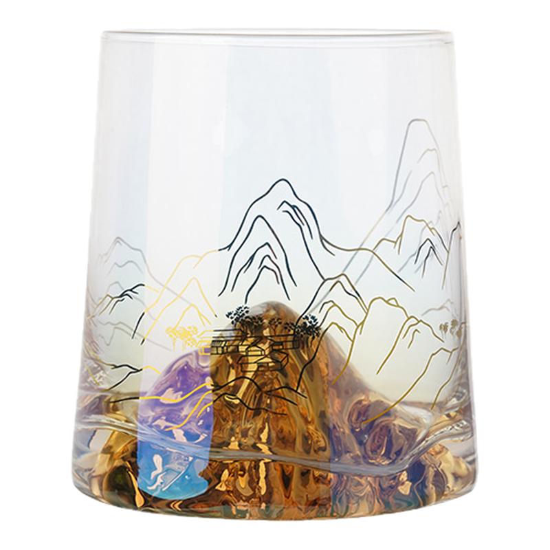 故宫官方千里江山炫彩玻璃杯