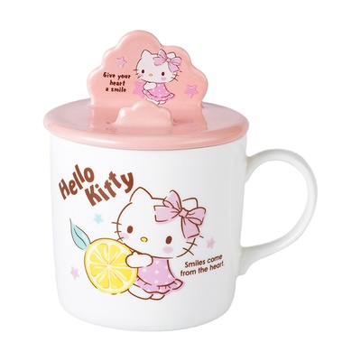 hellokitty日式创意马克杯带盖