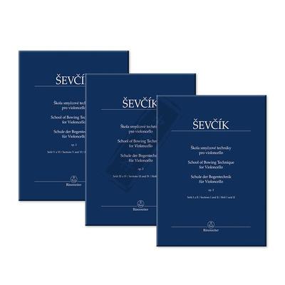 舍夫契克大提琴弓法技巧教材op2