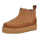 UGG纯色简约厚底圆头保暖休闲短靴雪地靴