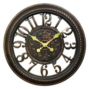 美式时钟欧式复古挂钟客厅艺术静音挂表古典仿古钟表大气家用创意