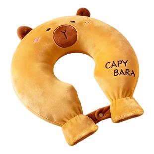 热水袋U型颈椎热敷注水肩颈理疗防爆加厚脖子护颈袋颈椎热敷水袋