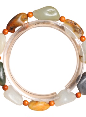 新疆和田玉籽料独籽原石原籽手串