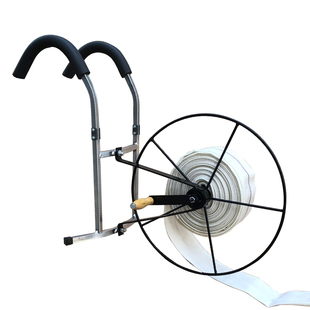 农用卷管器肩背式绕管架灌溉水带收放架手摇卷管浇地消防带收卷机