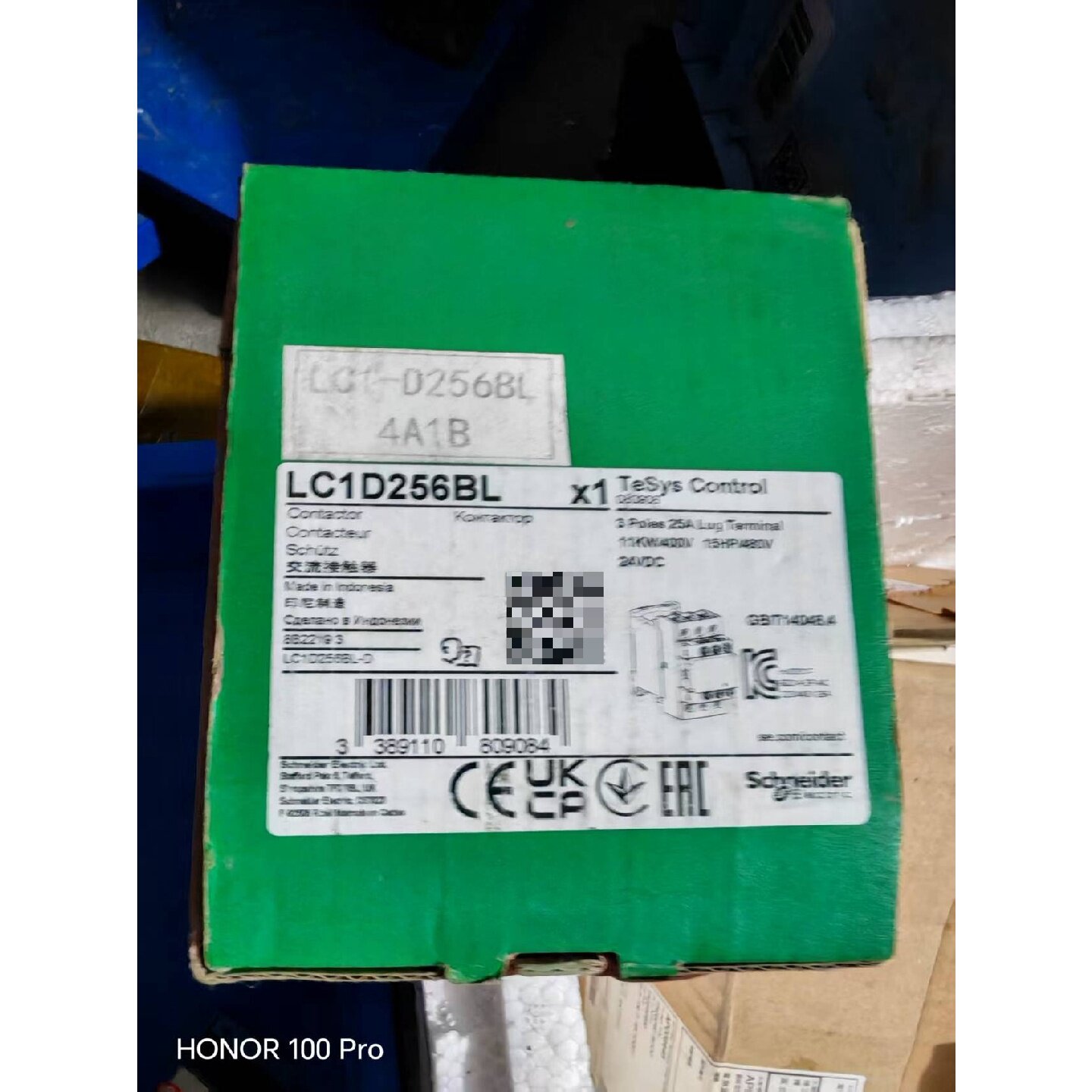 议价LC1D256BL接触器，TeSys Control系