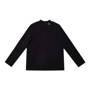 RBIGX瑞比克新款磨毛保暖儿童长袖T恤半高领秋衣男童秋冬打底衫