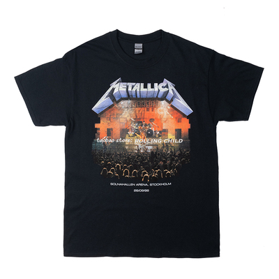 摇滚短袖Metallica重金属T恤