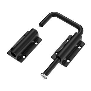 室内移门推拉门防盗挂锁免打孔多角度插销门扣可调节90度门栓卡扣