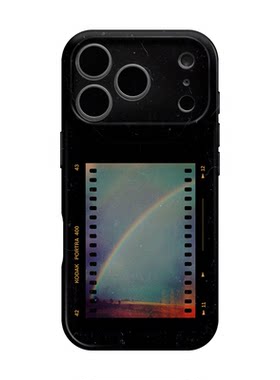 彩虹胶片 适用iphone16苹果17promax手机壳小米15复古特别14高级感独特的13艺术小众华为pura80外壳不会撞壳