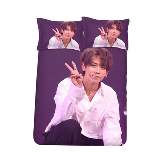 跨境姜涛床单被套四件套diy来图定制照片香港MIRROR周边床上用品