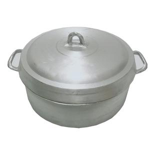 青海加厚纯手工铝锅焜锅烙饼馍馍锅平底老式炕羊排土豆抓饭大盘鸡