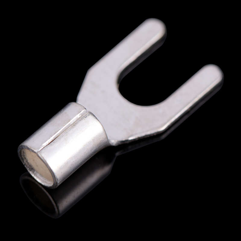 【品质保证】UT叉形冷压接线端子UT4-5 叉形裸端子 黄铜 1000只