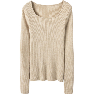 这版我沦陷了！随便搭配！多色羊绒衫女圆领修身纯羊绒毛衣打底衫