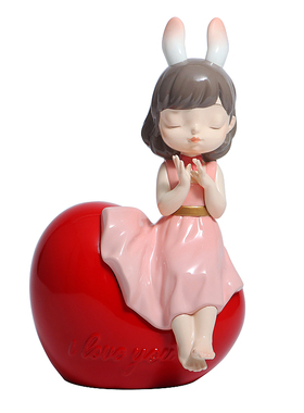 蓝色蜗牛原创艺术甜蜜蜜系列摆件