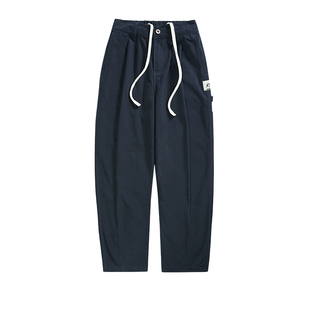 日系潮牌机能工装裤男秋冬新款加绒直筒裤宽松青少年休闲裤伐木裤