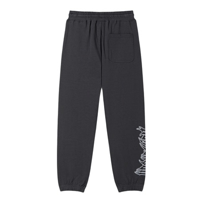 BOYLONDON男士裤子春季潮牌印花运动宽松束脚纯棉长裤女N15007