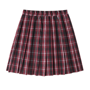 深圳小学生校服礼服男女短袖夏短裙格子裤全松紧加内衬防走光套装