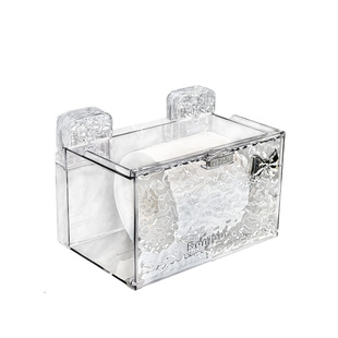 轻奢吸盘卫生间厕纸盒壁挂式防水纸巾盒置物架厕所手纸卷纸抽纸盒