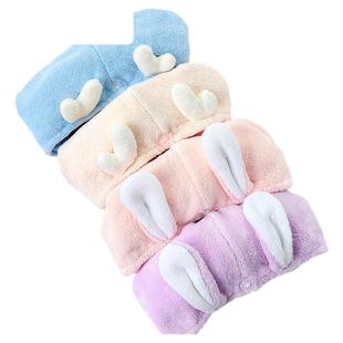 洁丽雅干发帽可爱女洗澡洗头浴帽柔软舒适吸水速干家用浴室包头巾