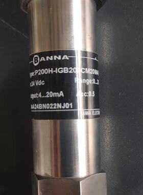 议价BANNA百纳 P200H-IGB200CM20M4B 压力感测器，全新原厂，议价