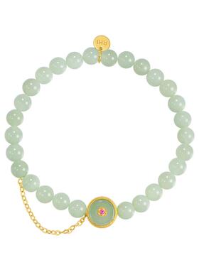 印象瑞红圆珠手串手链和田玉手饰