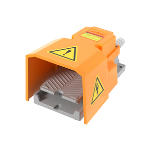 凯昆KACON 脚踏开关铝合金重型脚踩式机床控制器自锁型HRF-HD3NX