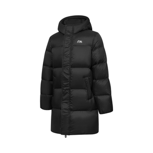 李宁童装儿童羽绒服长款男童2025新款冬季青少年御寒大童保暖外套