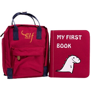 myfirstbook蒙特利梭土豪婴儿早教布书玩具蒙特梭利立体diy可啃咬