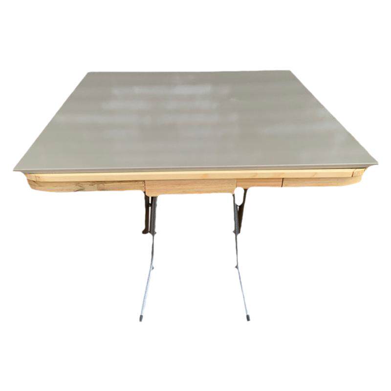 简易实木折叠麻将桌家用棋牌桌