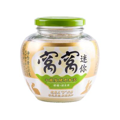 窝窝正宗原味酒酿醪糟米酒416g甜米酒发酵传统月子米酒甜糯酒手工
