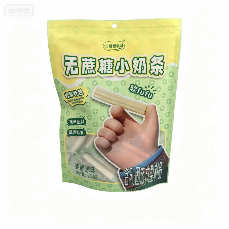 哲蒙牧场内蒙古特产奶条无蔗糖草原儿童零食独立小包装健康奶酪棒
