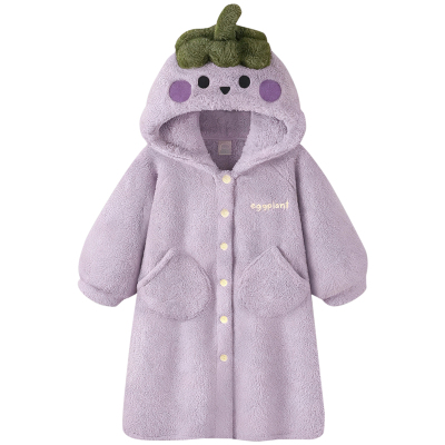 睡衣冬季女款珊瑚绒保暖睡袍