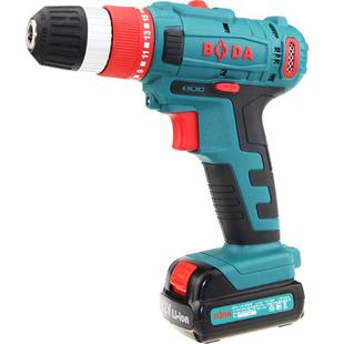 博大无刷锂电钻充电手电转多功能手枪钻家用电动螺丝刀充电式起子