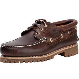 Timberland添柏岚户外透气低帮男鞋牛皮经典休闲手工船鞋30003W