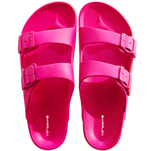 中国台湾进口拖鞋女夏家居家用洗澡室内轻便防滑不臭脚eva拖鞋男