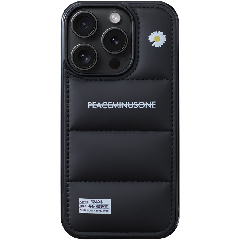 苹果iPhone15棉绒潮牌防摔保护壳