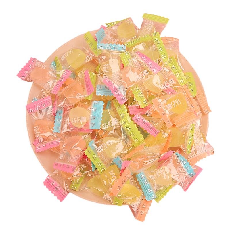 萌么么水果味硬糖高颜值圣诞节休闲零食混合口味糖果前台招待糖果