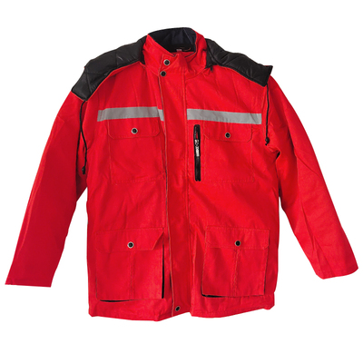 冬季防寒加厚反光条棉袄劳保服