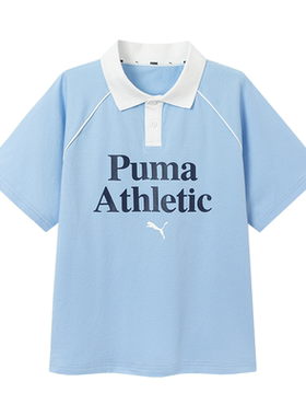 PUMA女童Polo领吸湿速干T恤