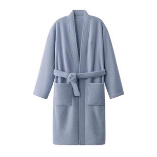 蕉内绒绒500Home男女士睡袍半边绒加绒保暖睡衣家居服晨冬季浴袍