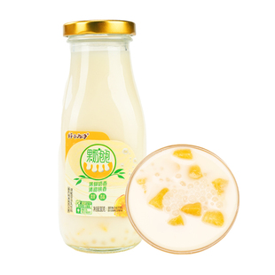 纤干为净酸奶黄桃西米露300g*8罐果奶泡泡水果罐头黄桃罐头饮品