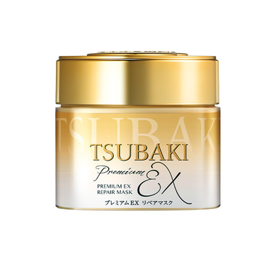 【自营】TSUBAKI/丝蓓绮0秒发膜金色180g干枯受损修复改善毛躁