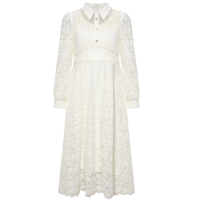FEXATA法式白月光蕾丝连衣裙