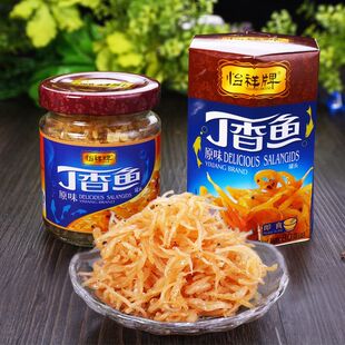 怡祥牌 特产海鲜丁香鱼罐头小银鱼干即食鱼仔下饭菜熟食 80g原味